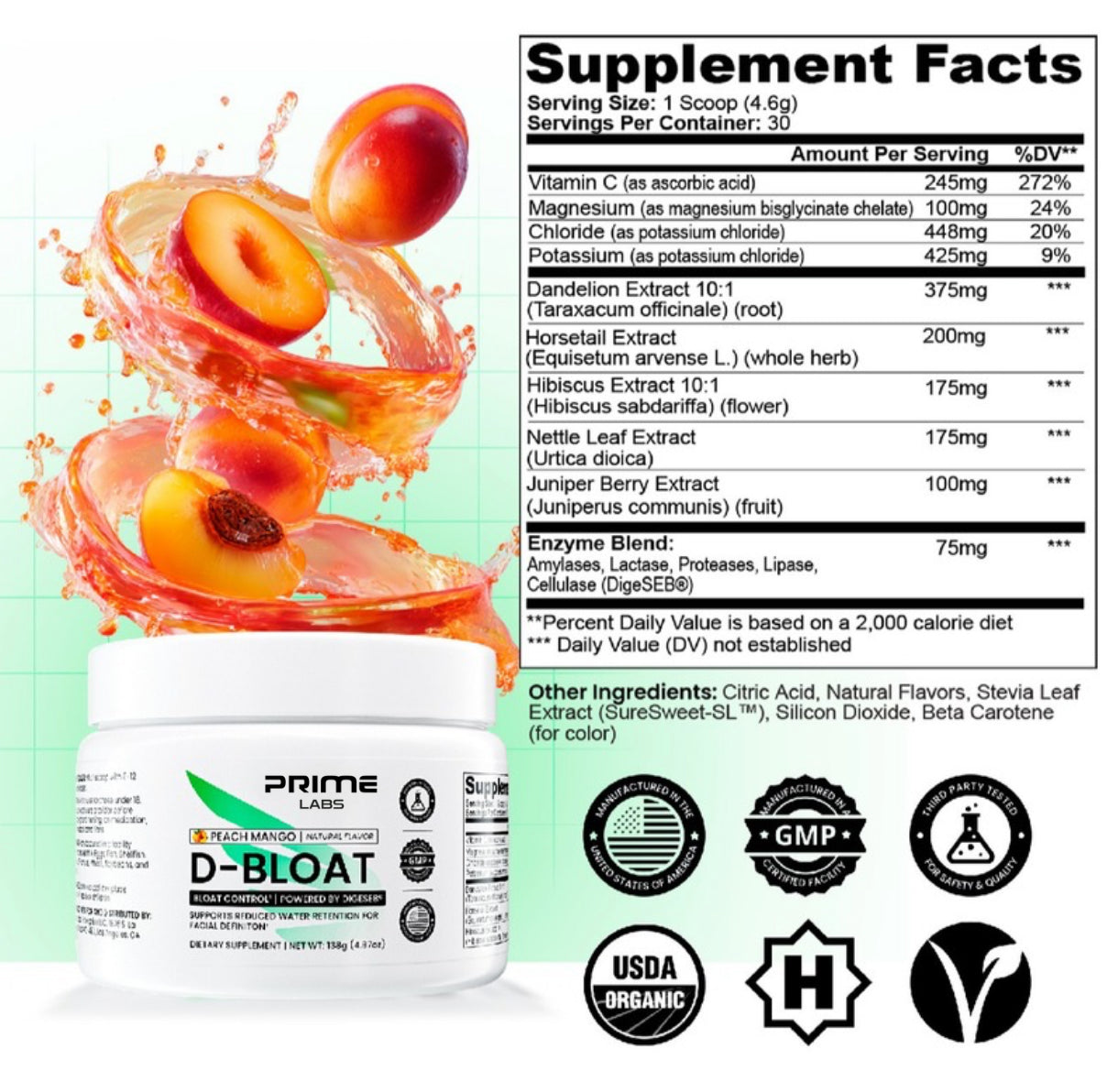 PRIME LABS D-BLOAT